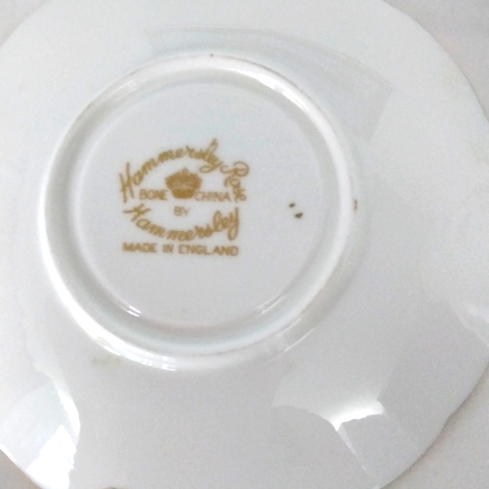 Hammersley Rose tea cup and saucer - Picture 5 of 11